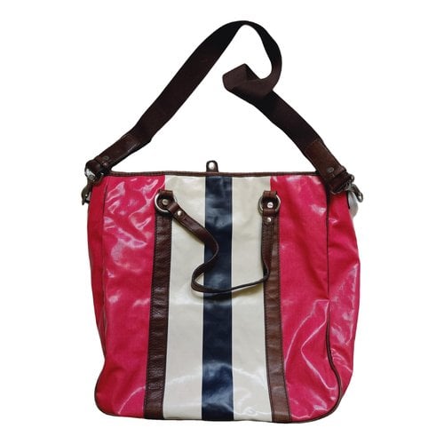 Pre-owned Tommy Hilfiger Leather Handbag In Pink