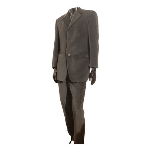 Pre-owned Pal Zileri Velvet Suit In Grey