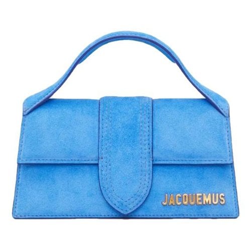 Pre-owned Jacquemus Le Bambino Leather Crossbody Bag In Blue