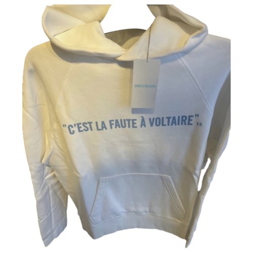 Pre-owned Zadig & Voltaire Sweatshirt In White