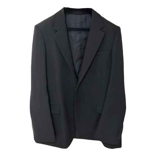 Pre-owned Wardrobe Nyc Wool Blazer In Black