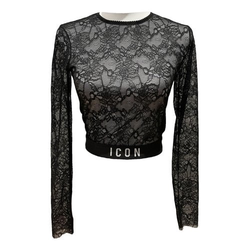 Pre-owned Dsquared2 Top In Black