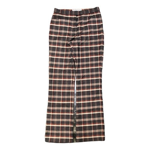 Pre-owned Katharine Hamnett Wool Trousers In Other