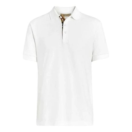 Pre-owned Burberry Polo In White