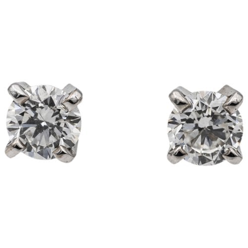 Pre-owned Mauboussin White Gold Earrings In Silver