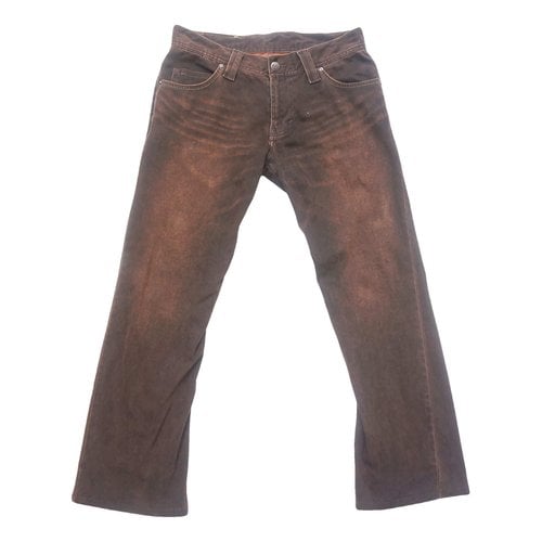 Pre-owned Lee Bootcut Jeans In Brown