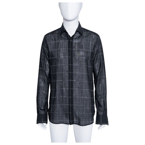 Pre-owned Saint Laurent Wool Shirt In Black