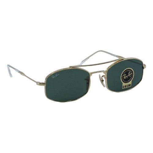 Pre-owned Ray Ban Sunglasses In Gold