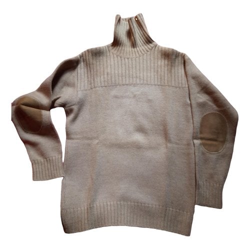 Pre-owned Pierre Cardin Wool Knitwear & Sweatshirt In Beige