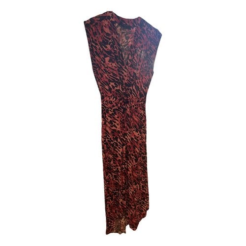Pre-owned Allsaints Maxi Dress In Red