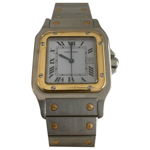 Pre-owned Cartier Santos Galbée Watch In Other