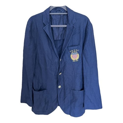 Pre-owned Polo Ralph Lauren Coat In Blue