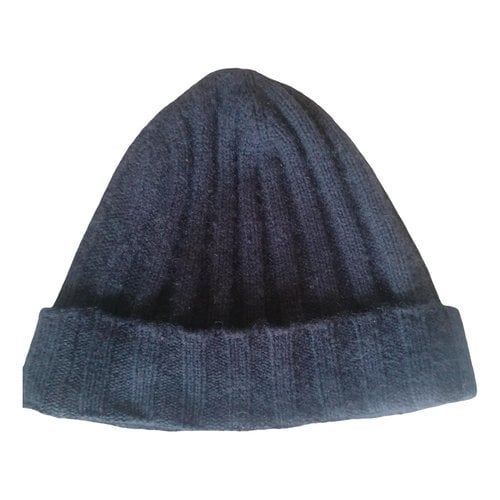 Pre-owned Fay Cashmere Hat In Blue