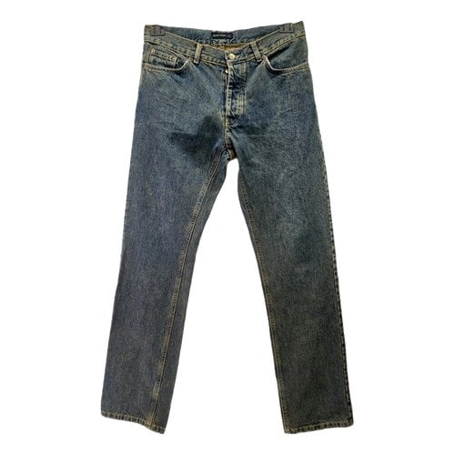 Pre-owned Husky Straight Jeans In Blue
