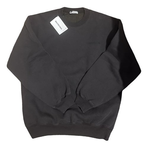 Pre-owned Balenciaga Sweatshirt In Anthracite