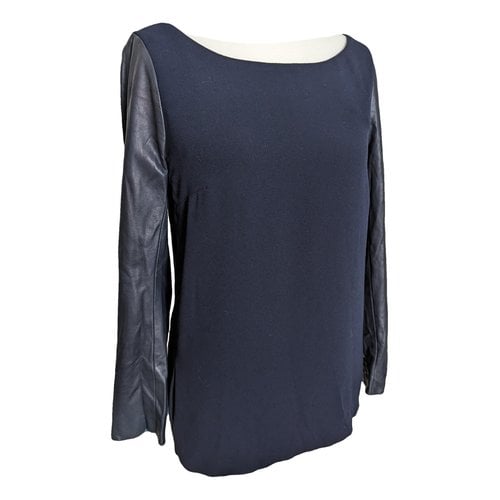 Pre-owned Maje Tunic In Navy