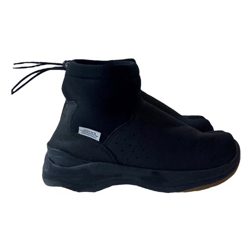 Pre-owned Suicoke Ankle Boots In Black