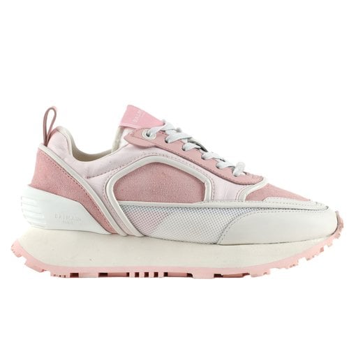 Pre-owned Balmain Trainers In Pink
