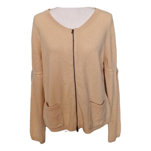 Pre-owned Marc Cain Cashmere Cardigan In Beige