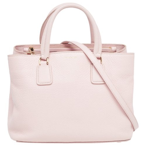 Pre-owned Dolce & Gabbana Leather Tote In Pink