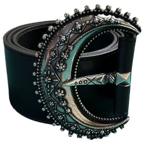 Pre-owned Etro Leather Belt In Black
