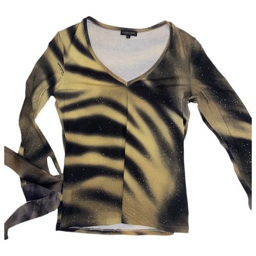 Pre-owned Roberto Cavalli Silk T-shirt In Other