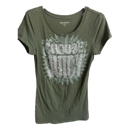 Pre-owned Juicy Couture T-shirt In Green