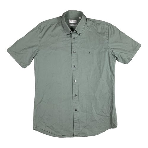 Pre-owned Saint Laurent Shirt In Green