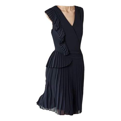 Pre-owned Reiss Mid-length Dress In Navy