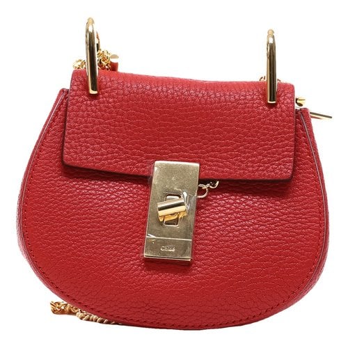 Pre-owned Chloé Leather Crossbody Bag In Red