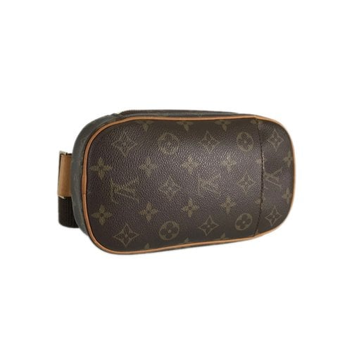Pre-owned Louis Vuitton Cloth Belt Bag In Brown