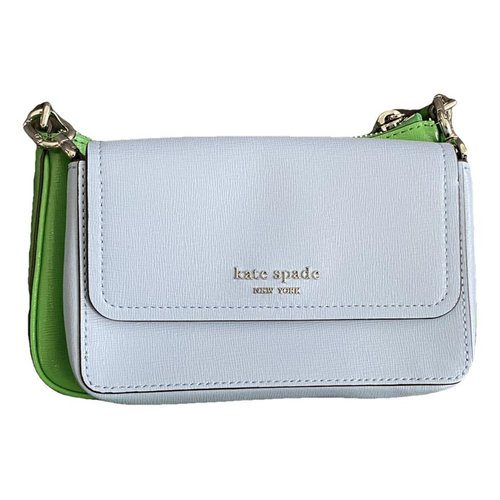 Pre-owned Kate Spade Leather Crossbody Bag In Green
