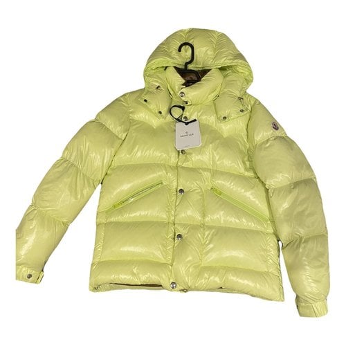 Pre-owned Moncler Hood Jacket In Yellow