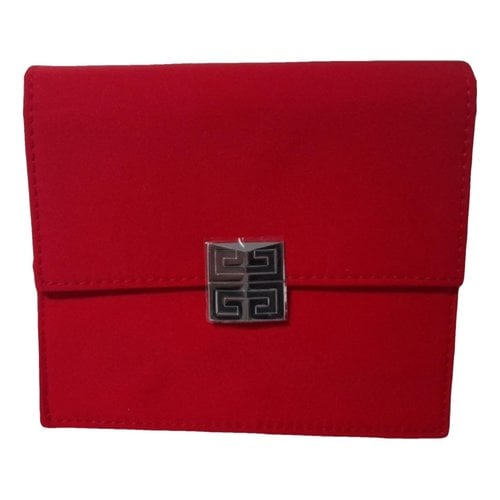 Pre-owned Givenchy Clutch Bag In Red