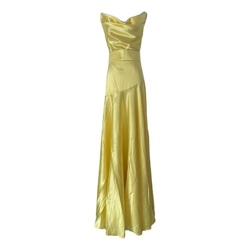 Pre-owned Bronx And Banco Maxi Dress In Yellow