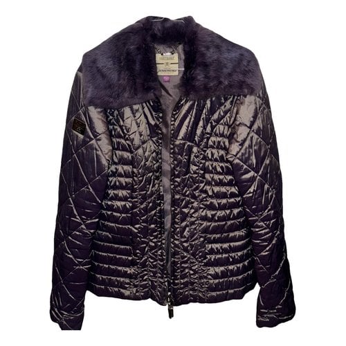 Pre-owned Fracomina Puffer In Purple