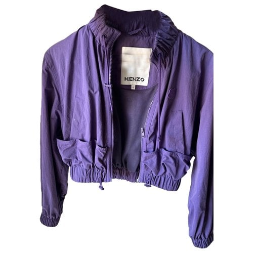 Pre-owned Kenzo Short Vest In Purple