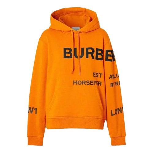 Pre-owned Burberry Top In Orange