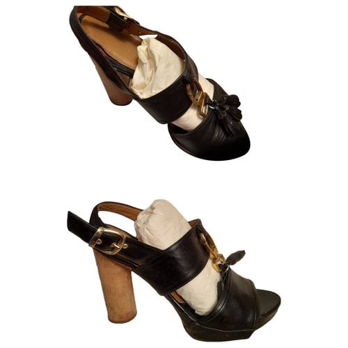 Pre-owned Radà Leather Sandals In Black