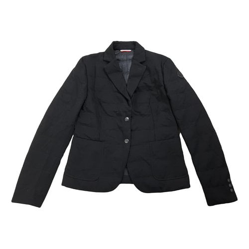 Pre-owned Moncler Cashmere Blazer In Black