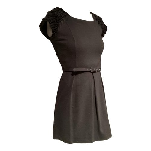 Pre-owned Maria Grazia Severi Mini Dress In Black