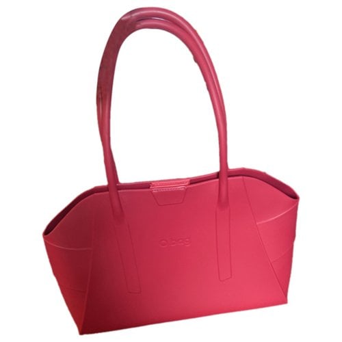 Pre-owned O Bag Tote In Red