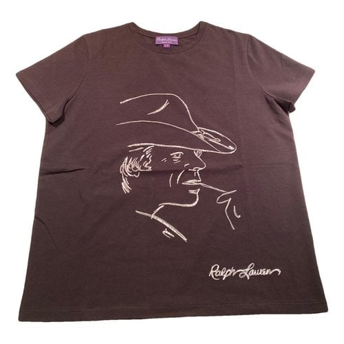 Pre-owned Ralph Lauren Purple Label T-shirt In Black