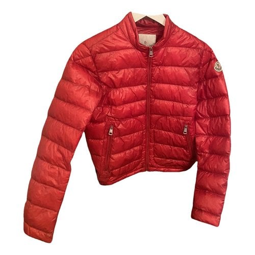 Pre-owned Moncler Classic Short Vest In Red