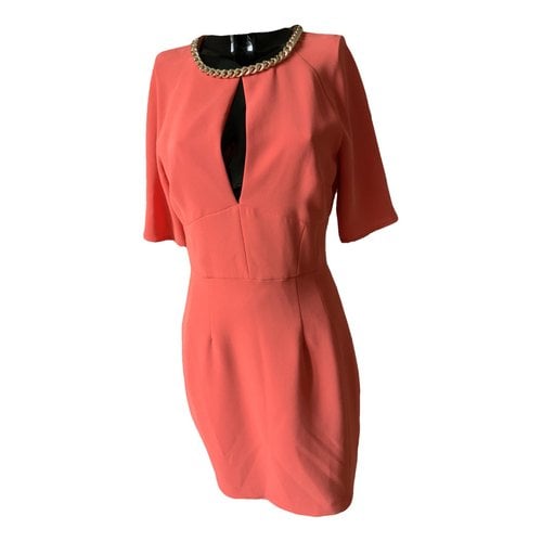 Pre-owned Elisabetta Franchi Mid-length Dress In Orange
