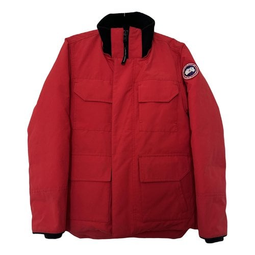 Pre-owned Canada Goose Parka In Red