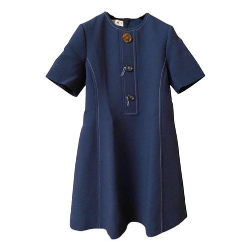 Pre-owned Marni Mini Dress In Blue