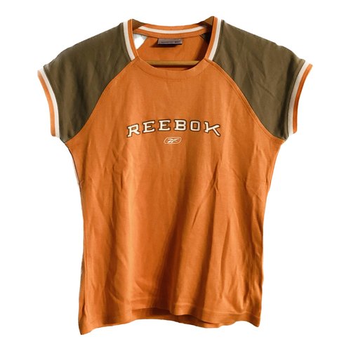 Pre-owned Reebok T-shirt In Orange