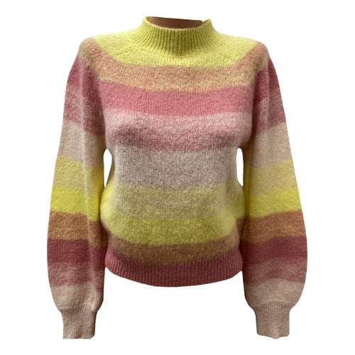 Pre-owned Maje Wool Jumper In Yellow