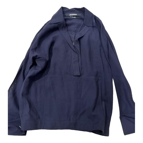 Pre-owned Jacquemus Blouse In Navy